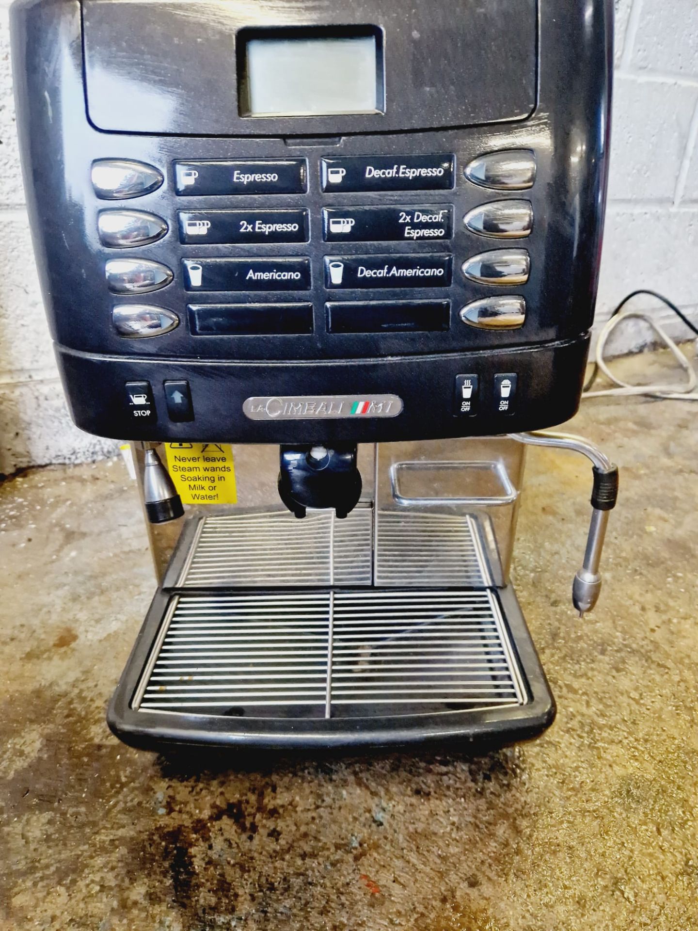 LACIMBALI M1 AUTOMATIC COFFEE MACHINE - UNTESTED - Image 4 of 5