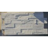 1 PACK OF KANDLA GREY INDIAN STONE WALL CLADDING - 19.44SQM