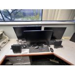 Lot - (3) Computer Monitors, Keyboards, Mouses
