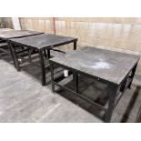 (2) Steel Tables 4'x4' x 36" High