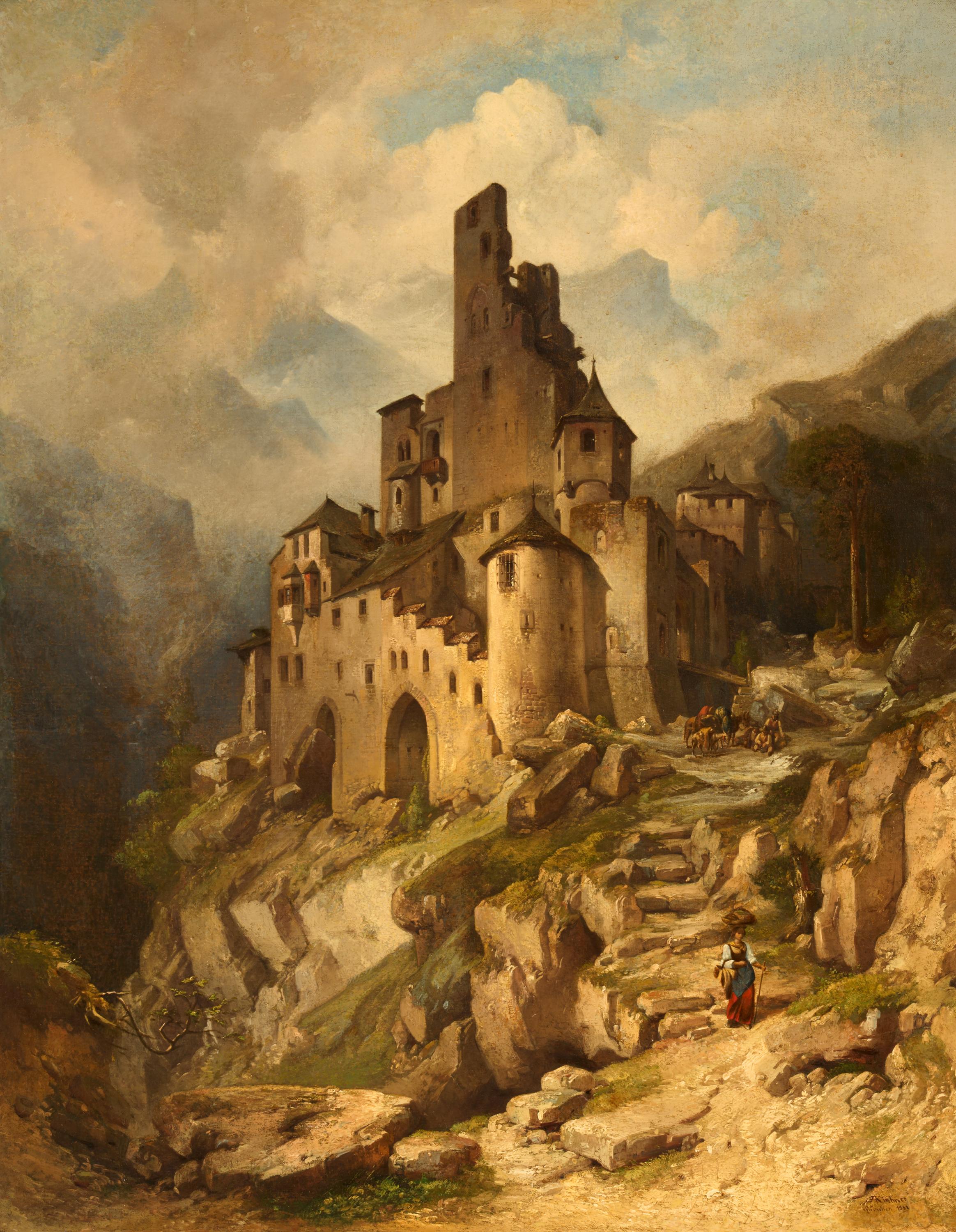 Albert Emil Kirchner: Schloss Taufers in Tirol