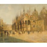 Otto Hamel: Der Markusplatz in Venedig