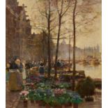 Hans Herrmann: Blumenmarkt in Amsterdam