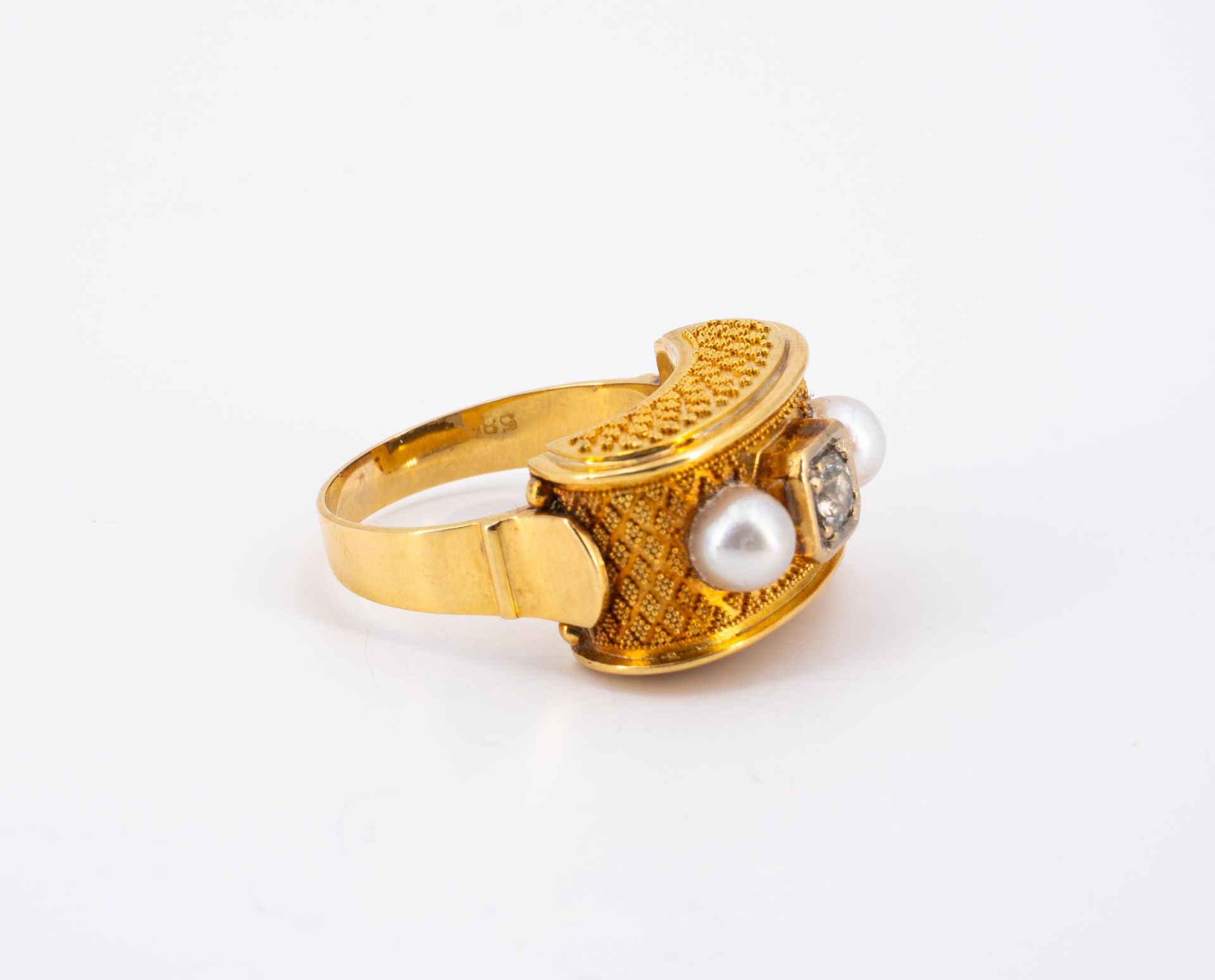 Diamant-Perl-Ring - Image 4 of 4