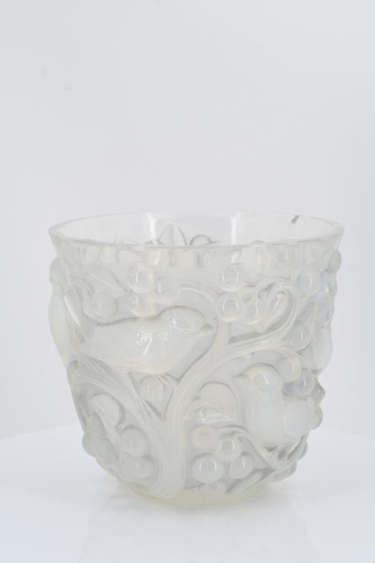 Vase mit Vogeldekor und Schale - Image 5 of 8