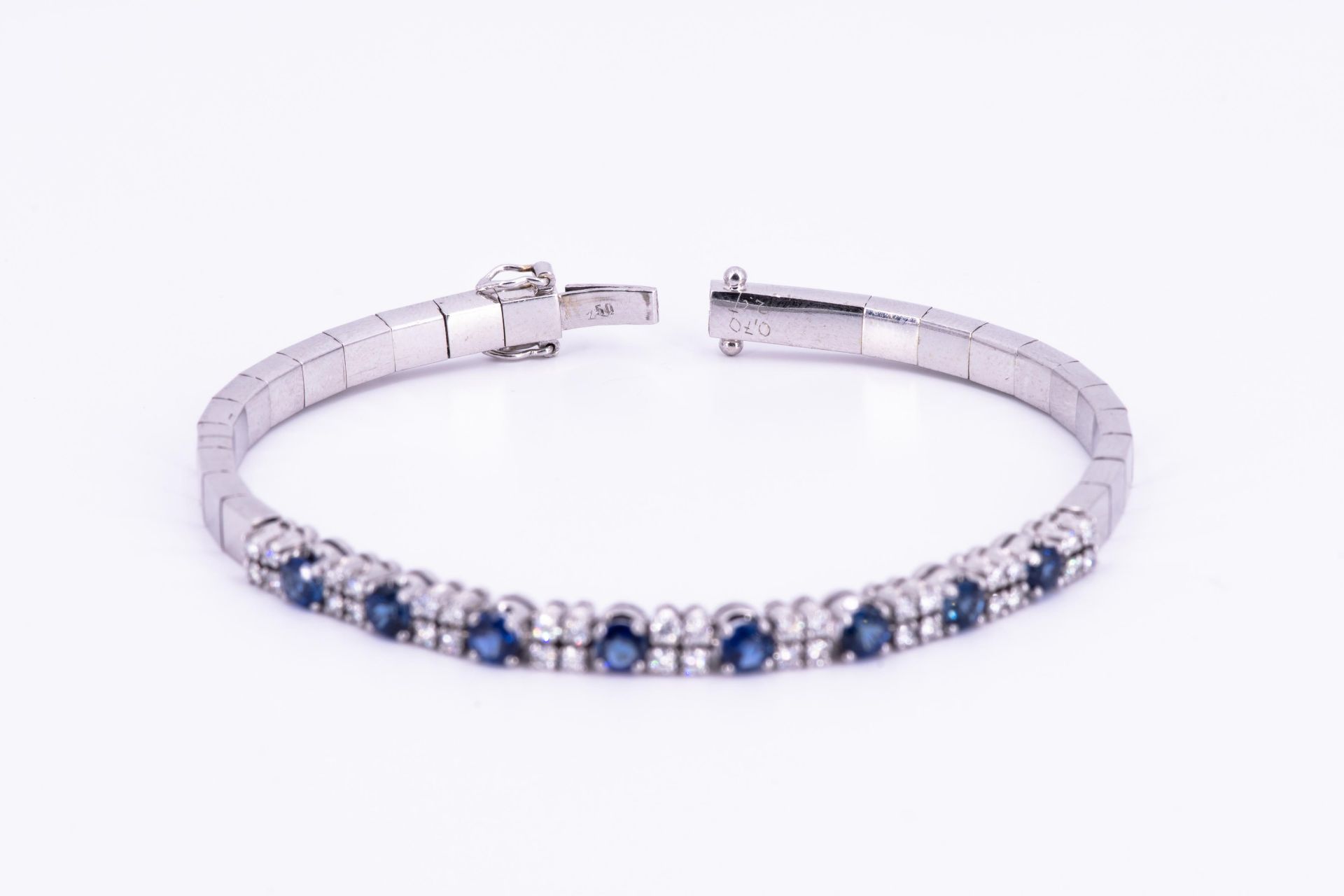 Saphir-Diamant-Armband - Image 2 of 4