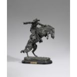 Frederic Remington - Kopie nach: Bronco Buster