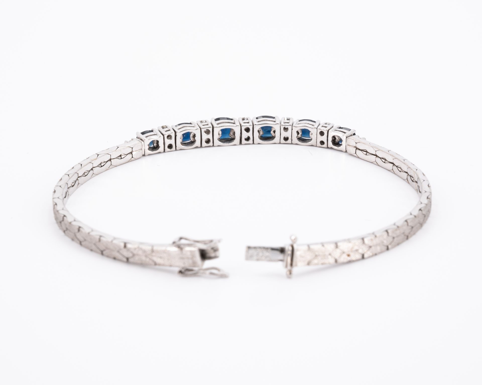 Saphir-Diamant-Armband - Image 3 of 4