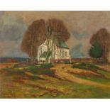 Fritz von Wille: Kapelle am Waldrand