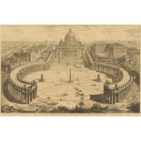 Giovanni-Battista Piranesi - nach: Veduta dell'insigne Basilica Vaticana coll'ampio Portico, e Piazz