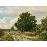 Carl Irmer: Weite Landschaft mit Bäumen