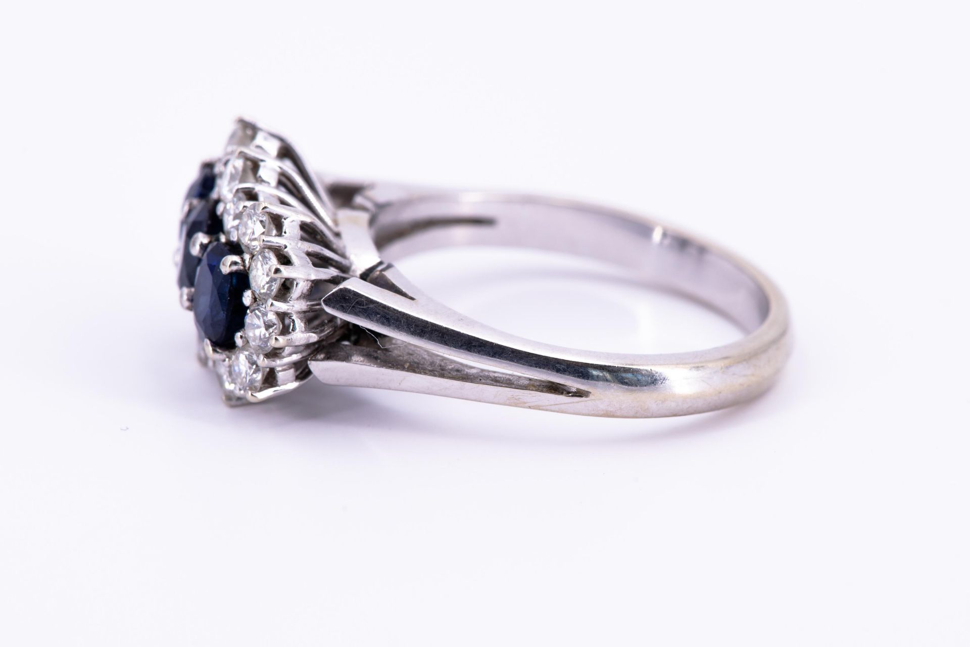 Saphir-Diamant-Ring - Bild 2 aus 4