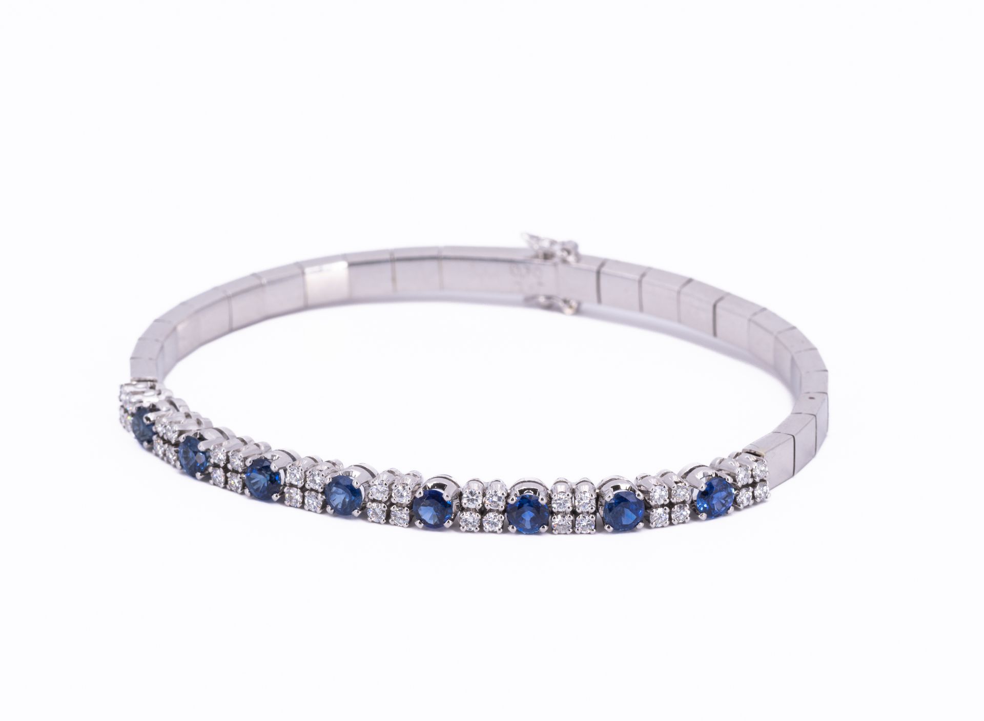 Saphir-Diamant-Armband