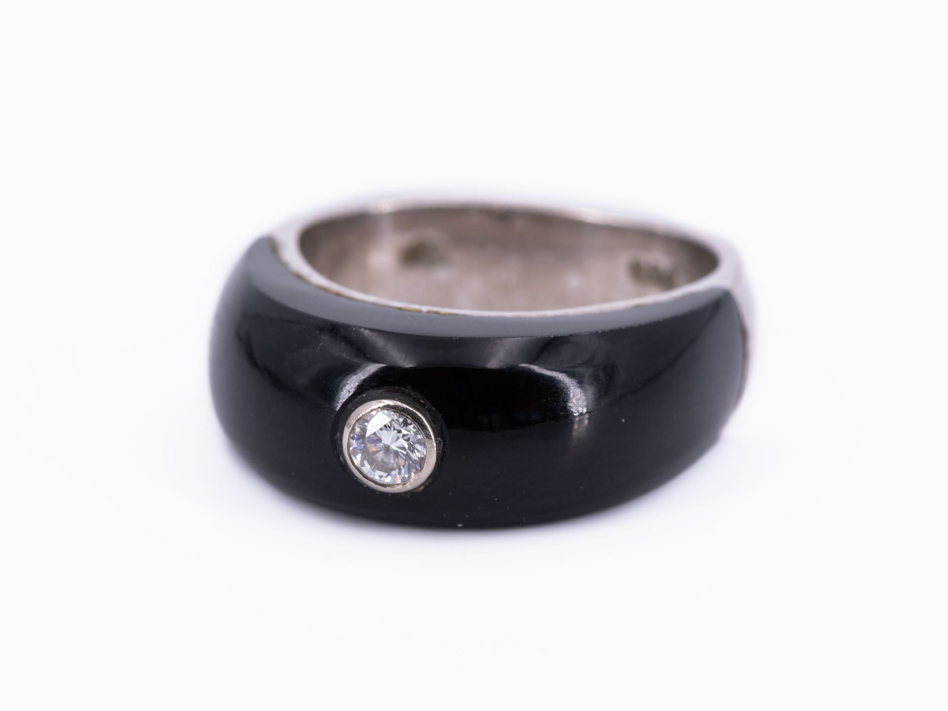 Diamant-Onxy-Ring