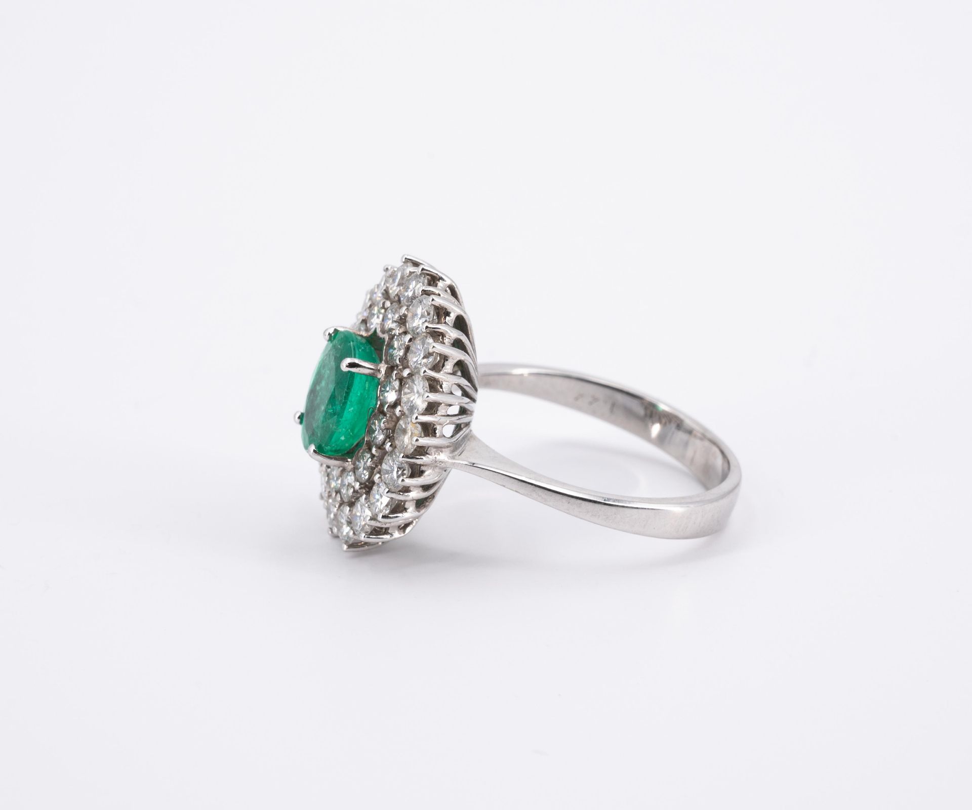 Smaragd-Diamant-Ring - Bild 2 aus 4