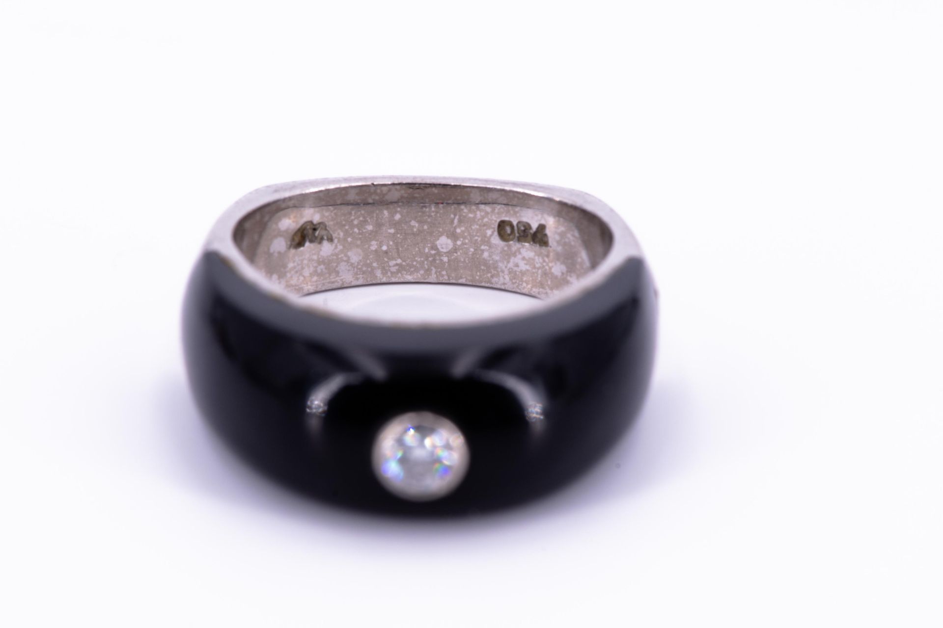 Diamant-Onxy-Ring - Image 5 of 5