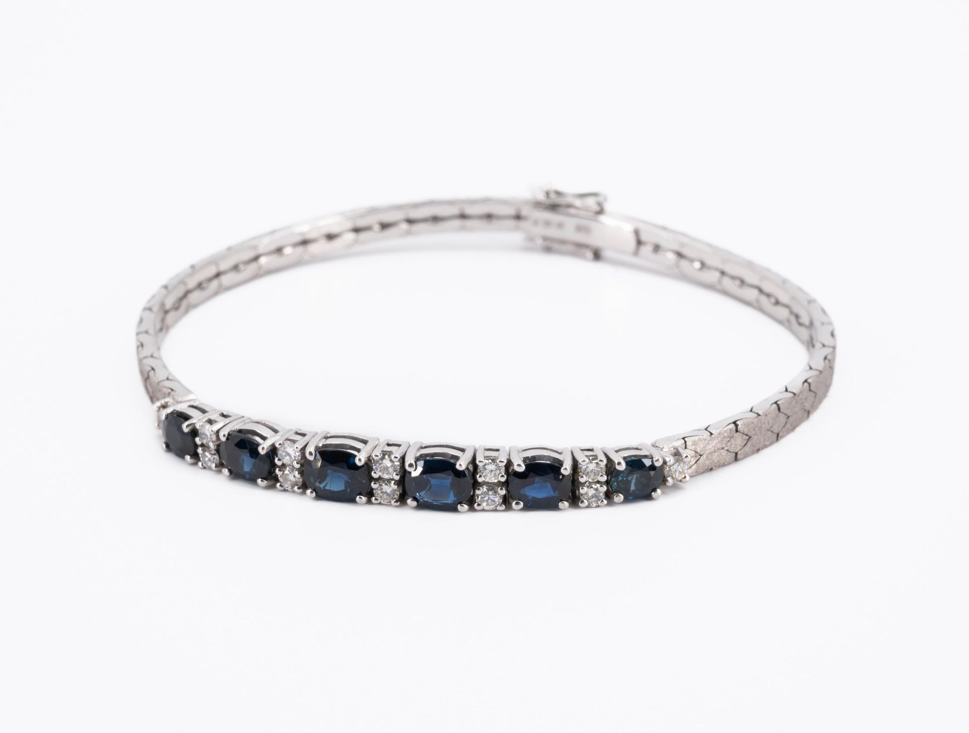 Saphir-Diamant-Armband