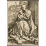 Albrecht Dürer - nach: Maria mit dem Kind an der Mauer