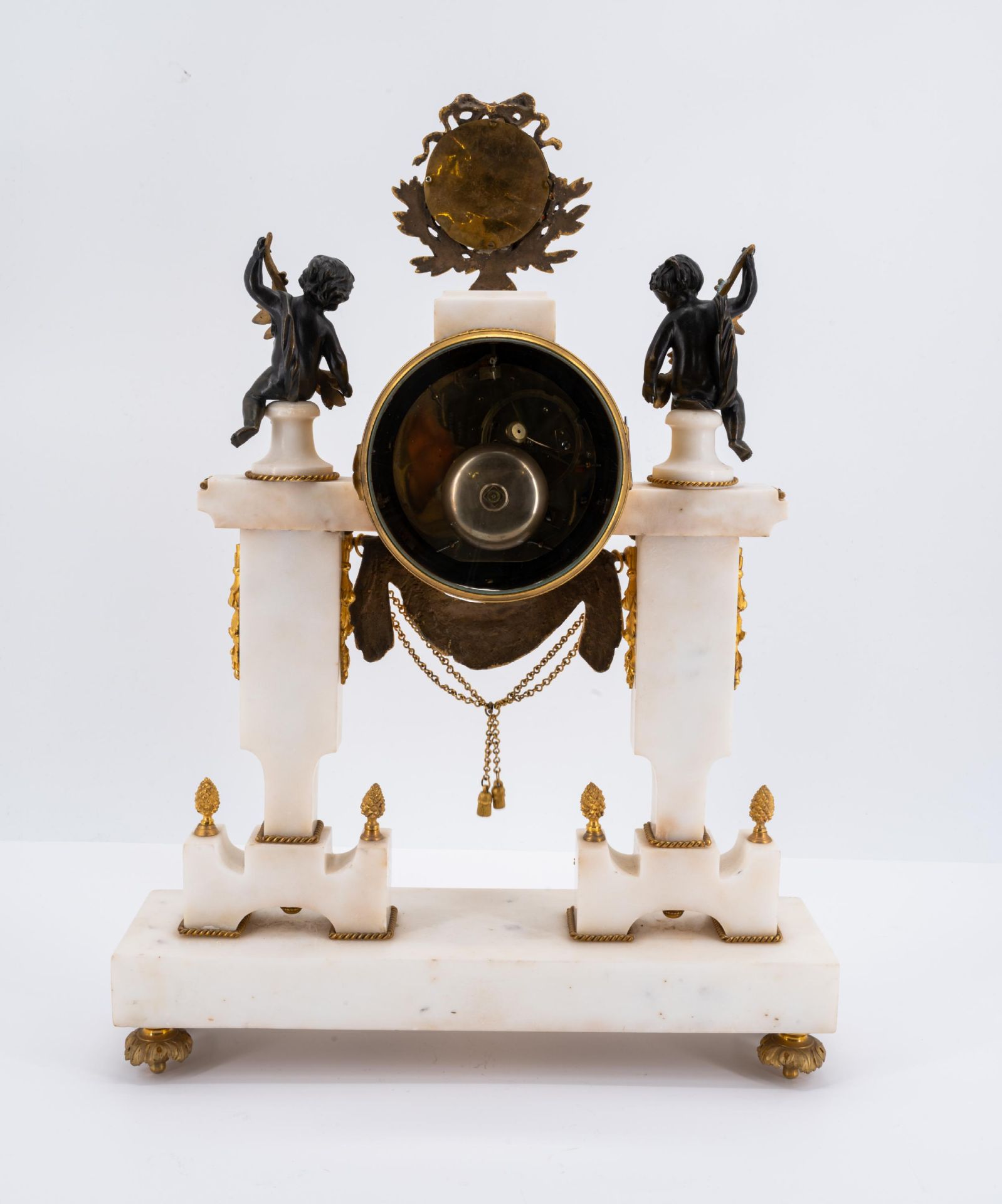 Portal pendulum clock Louis XVI - Image 3 of 6