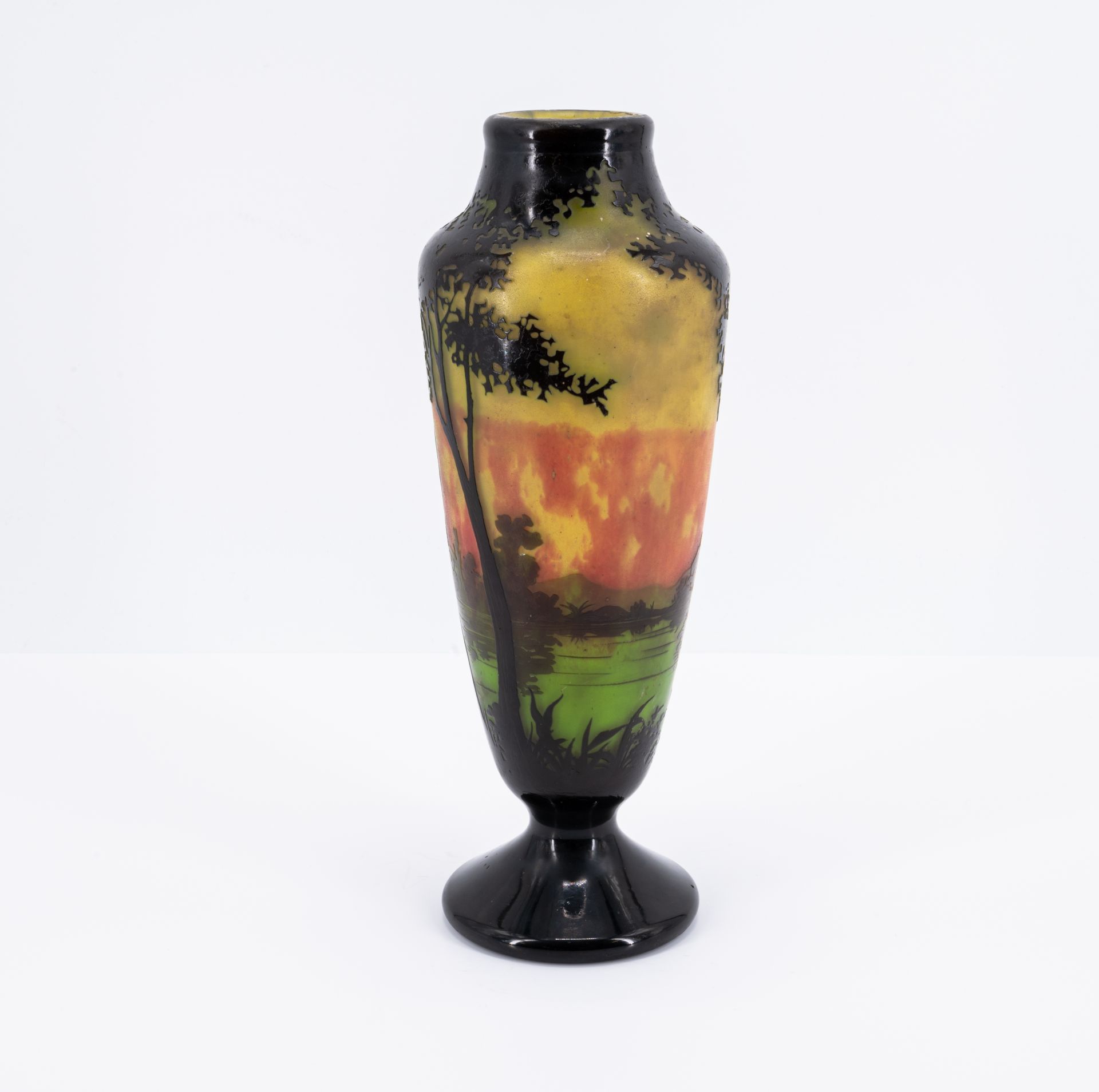 Vase with meadowscape - Image 2 of 7