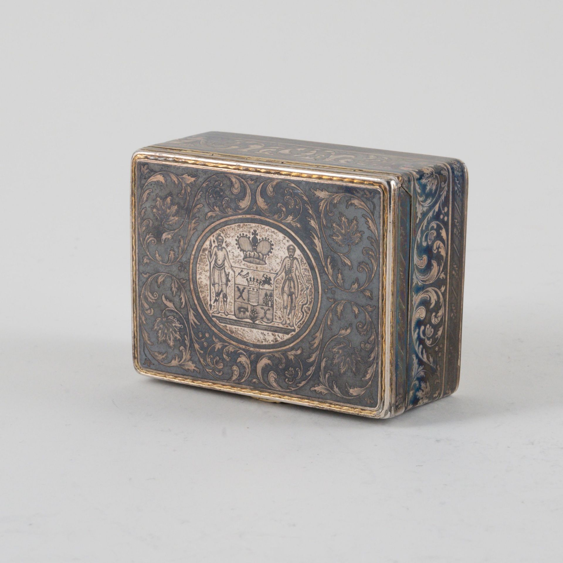Snuff box with princely coat of arms and city map of Veliki Ustjug - Image 6 of 7