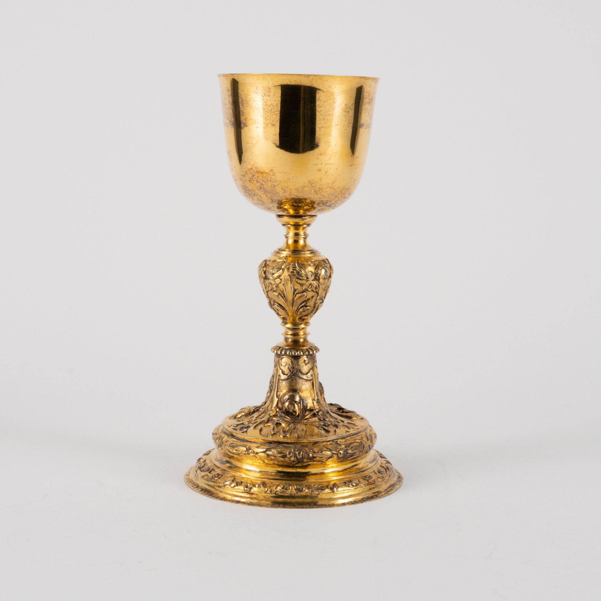 Large Vermeil Chalice from the posession of Canon Andreas Klimann - Image 3 of 6