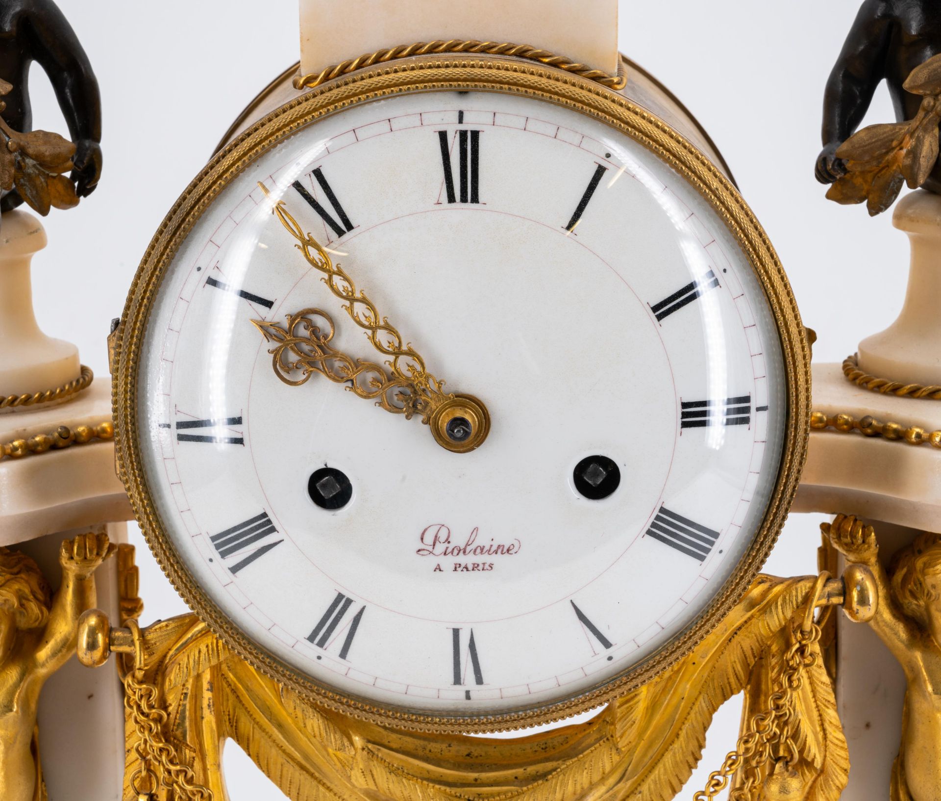 Portal pendulum clock Louis XVI - Image 5 of 6