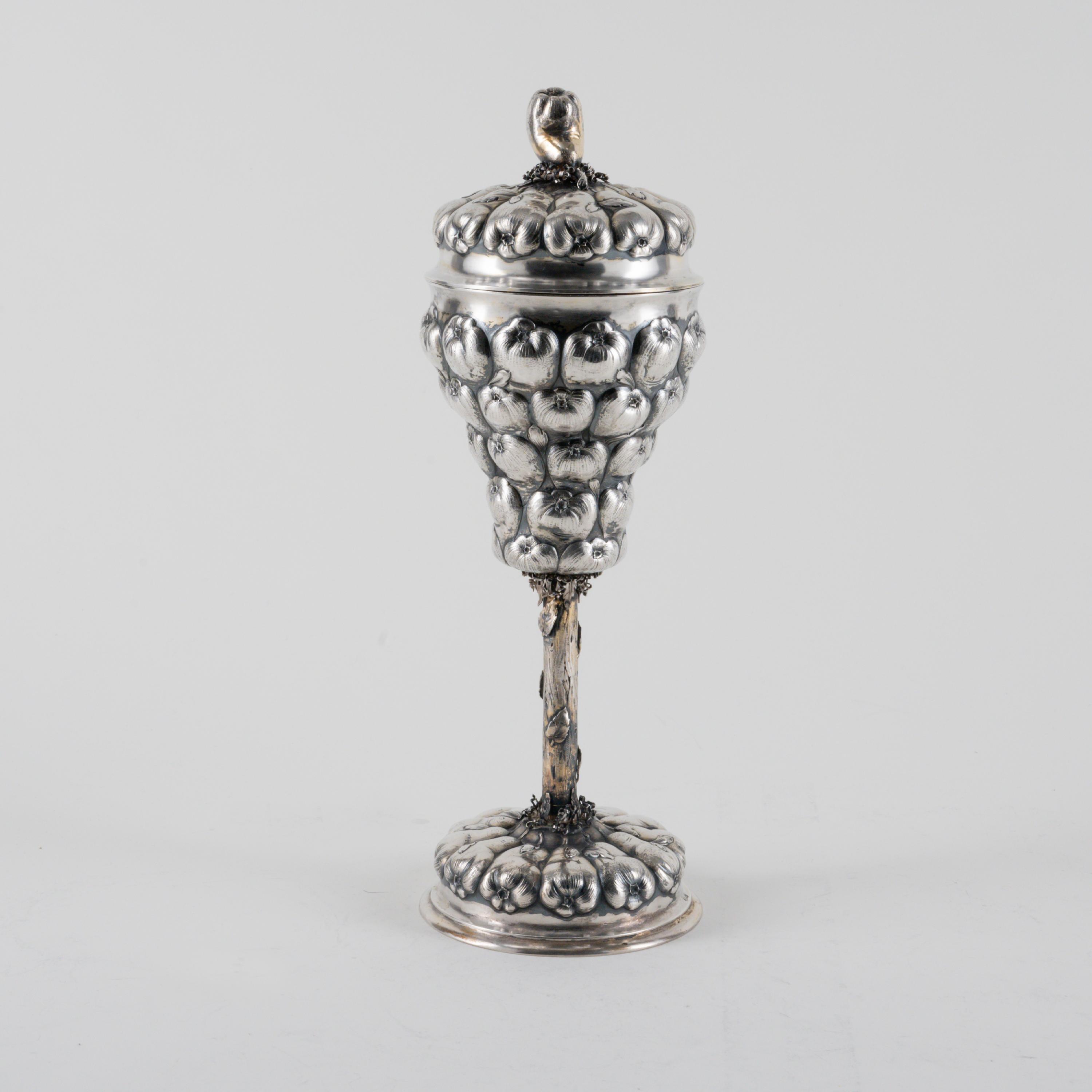 Large Historism Pear Goblet - Image 2 of 6