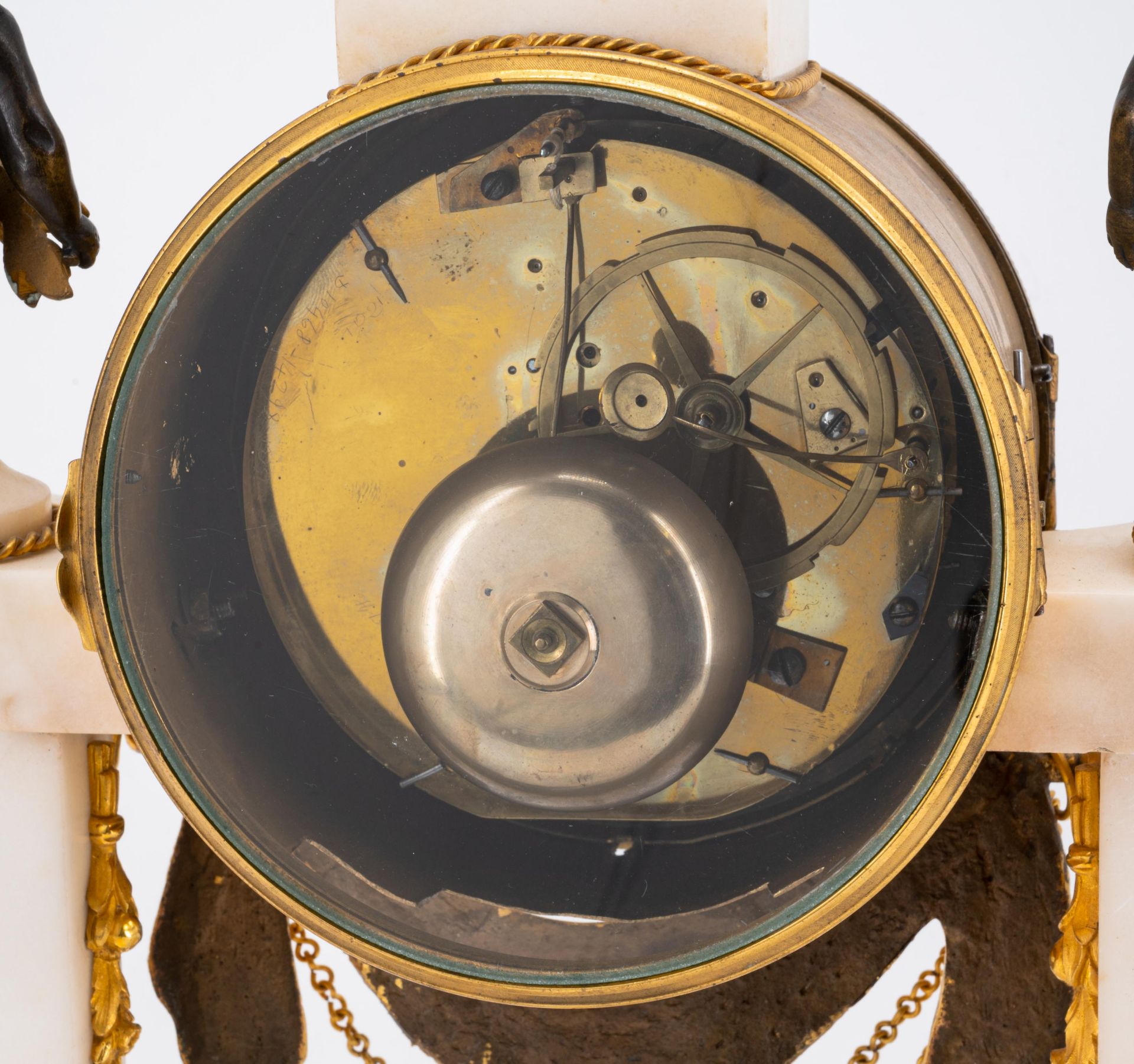 Portal pendulum clock Louis XVI - Image 6 of 6