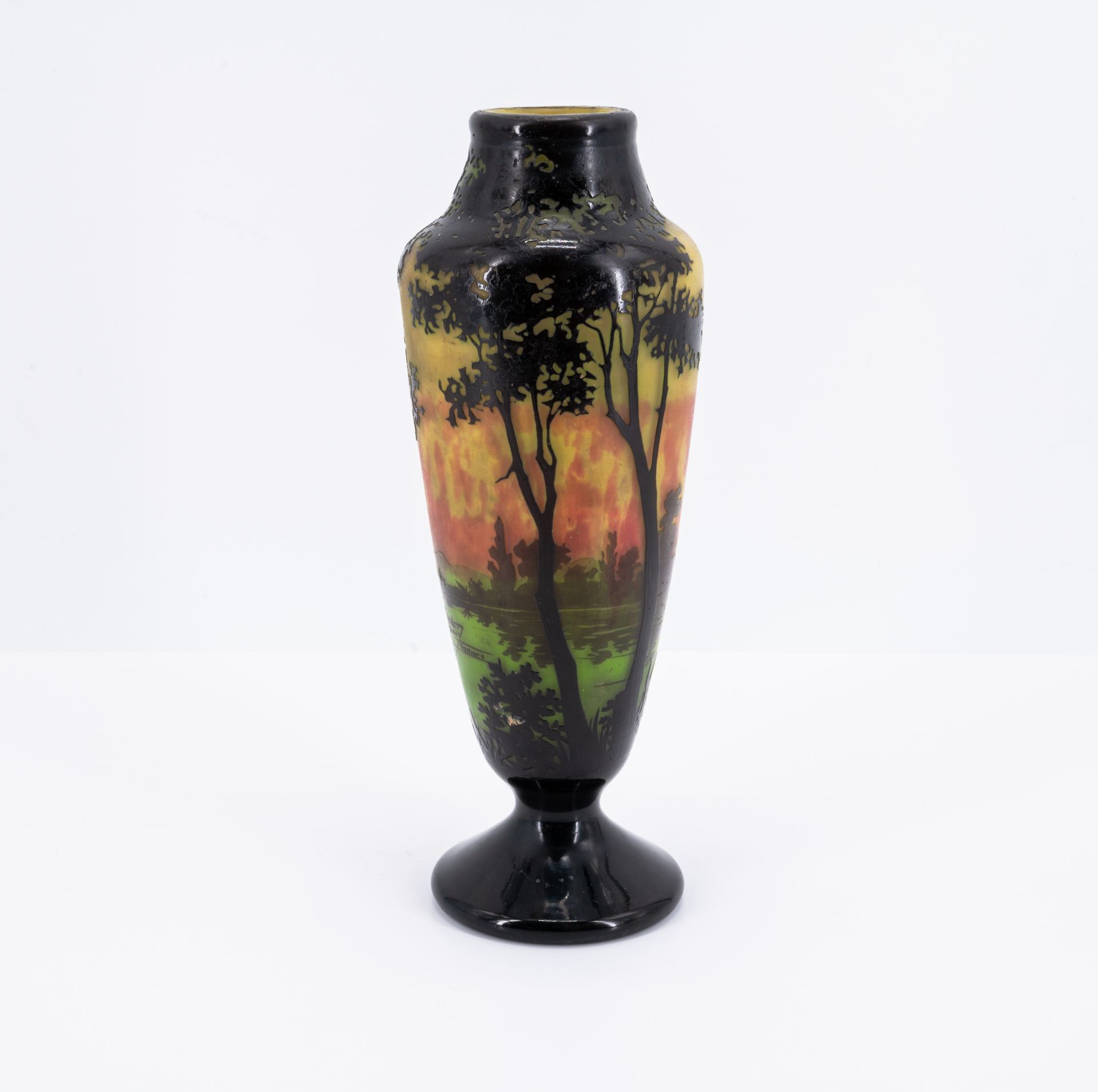 Vase with meadowscape - Image 3 of 7