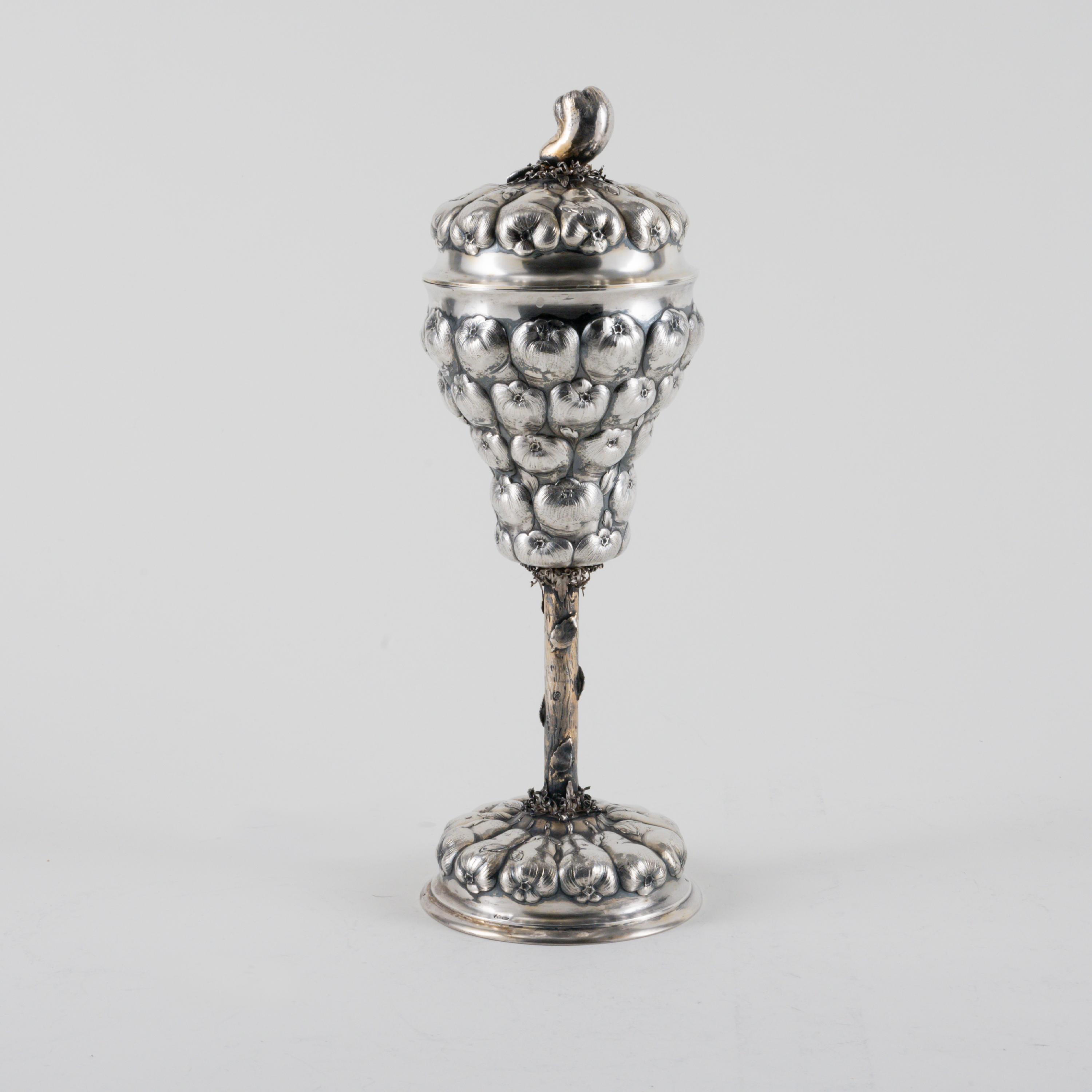 Large Historism Pear Goblet - Image 3 of 6