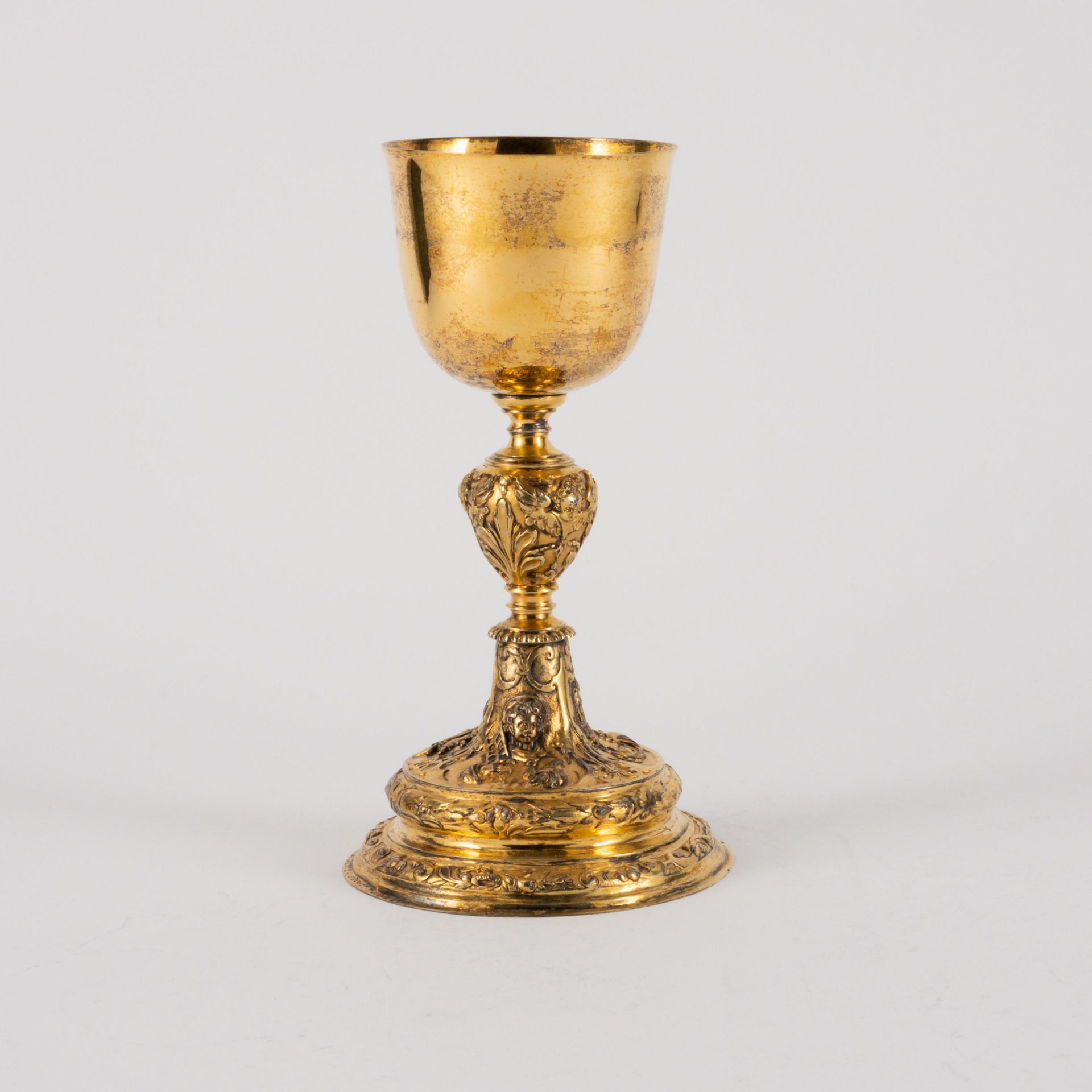 Large Vermeil Chalice from the posession of Canon Andreas Klimann - Image 4 of 6