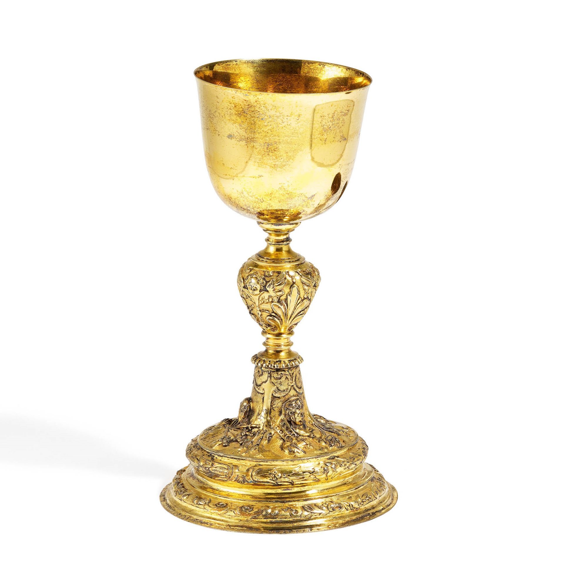 Large Vermeil Chalice from the posession of Canon Andreas Klimann