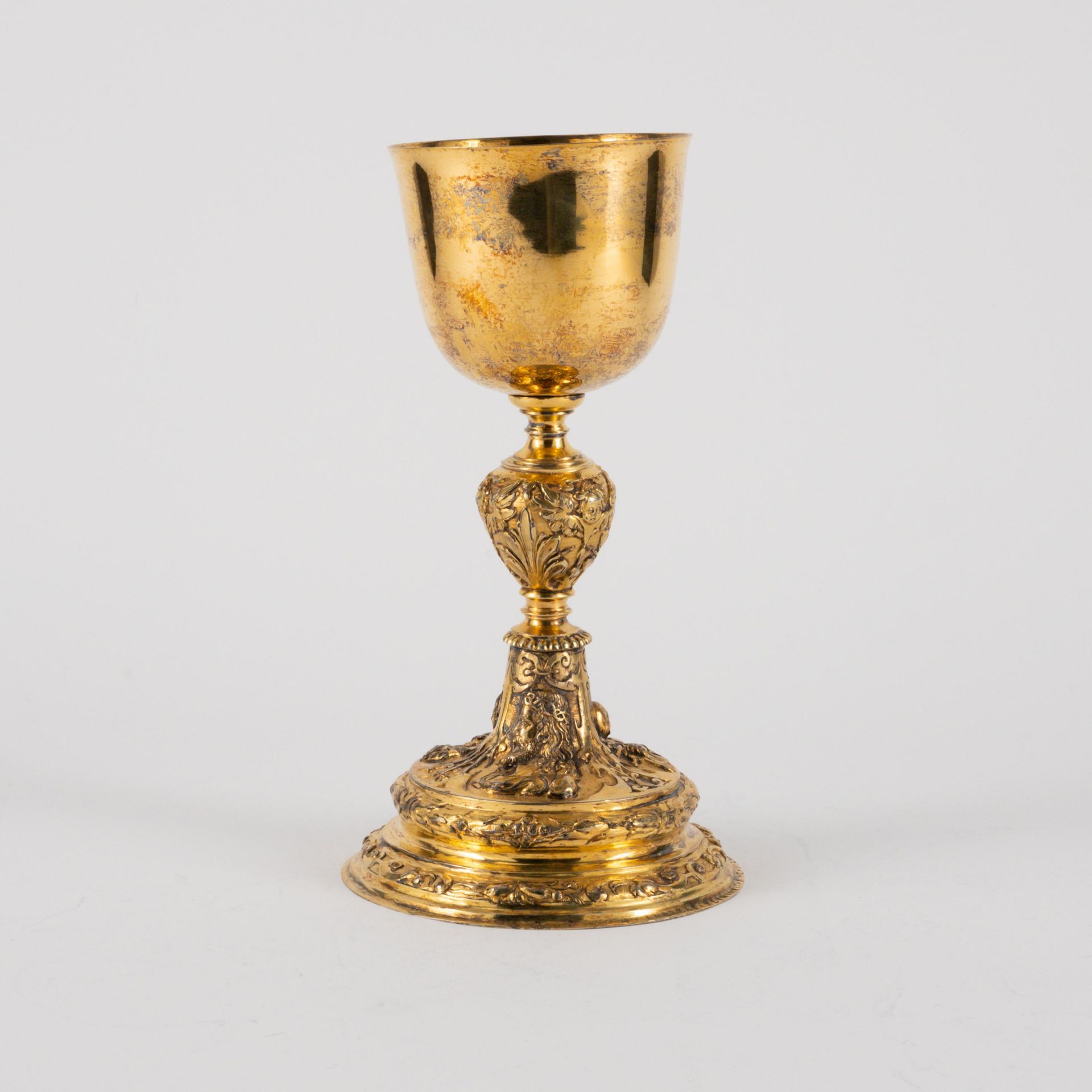Large Vermeil Chalice from the posession of Canon Andreas Klimann - Image 2 of 6