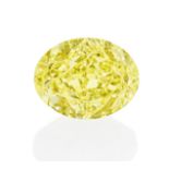 Loser Fancy yellow Diamant