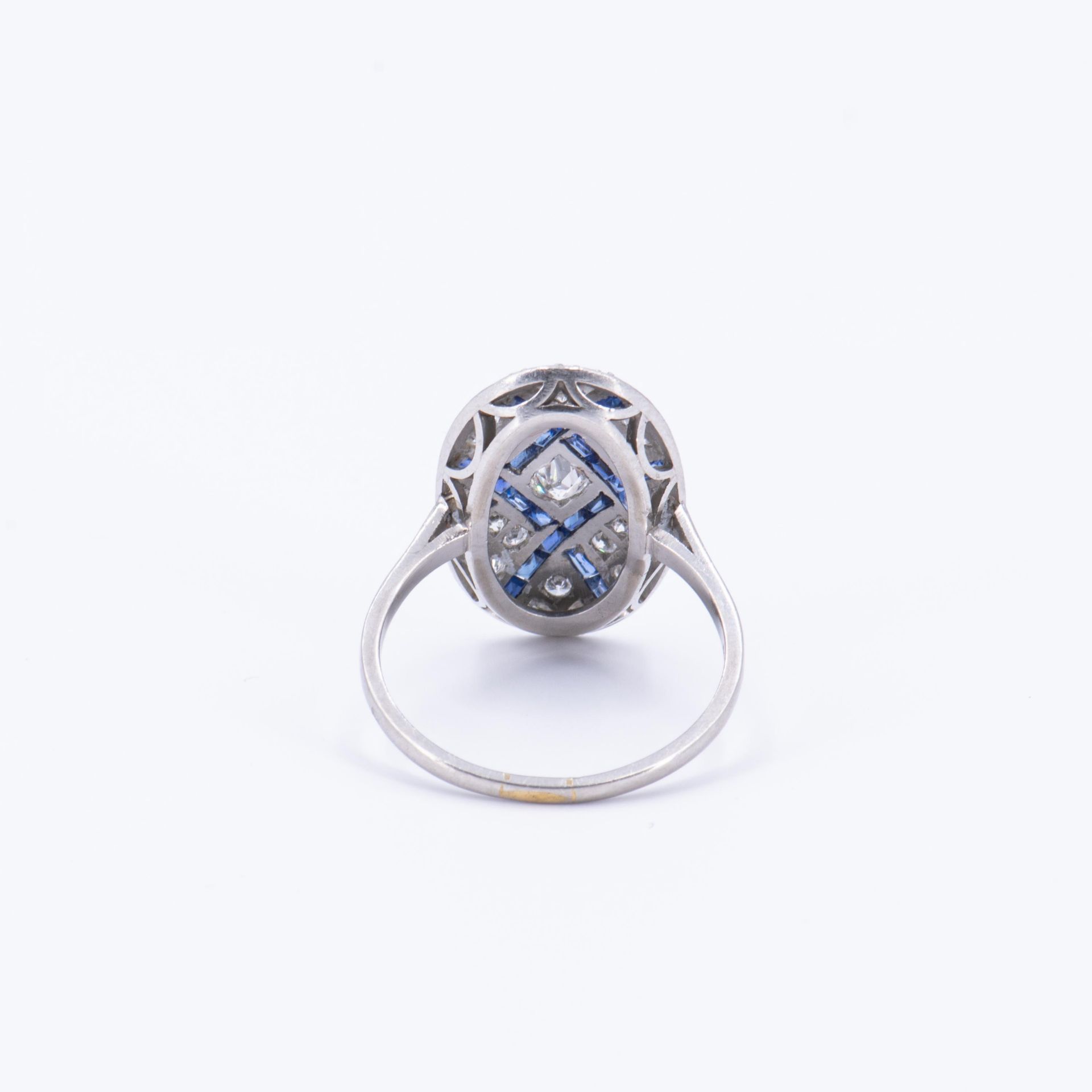 Sapphire Diamond Ring - Image 3 of 4