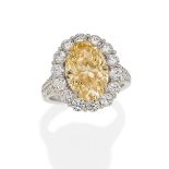 Fancy Colour Diamant-Ring