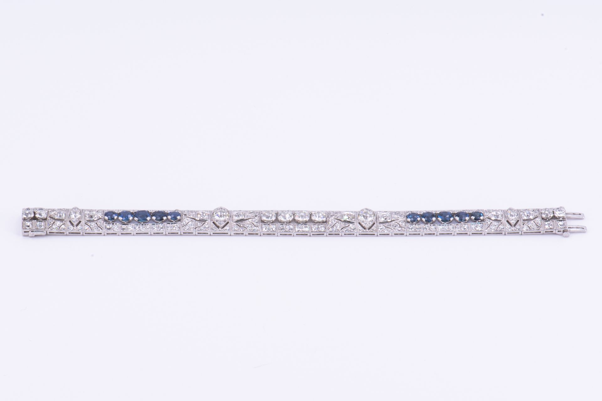 Diamond Sapphire Bracelet - Image 3 of 4