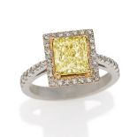 Fancy Yellow Diamant-Ring