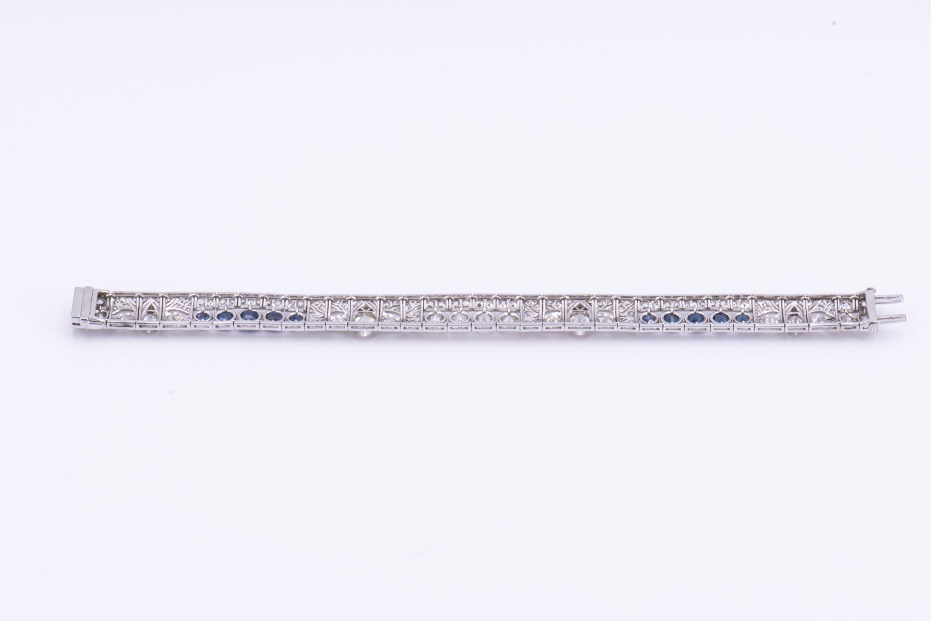 Diamond Sapphire Bracelet - Image 4 of 4