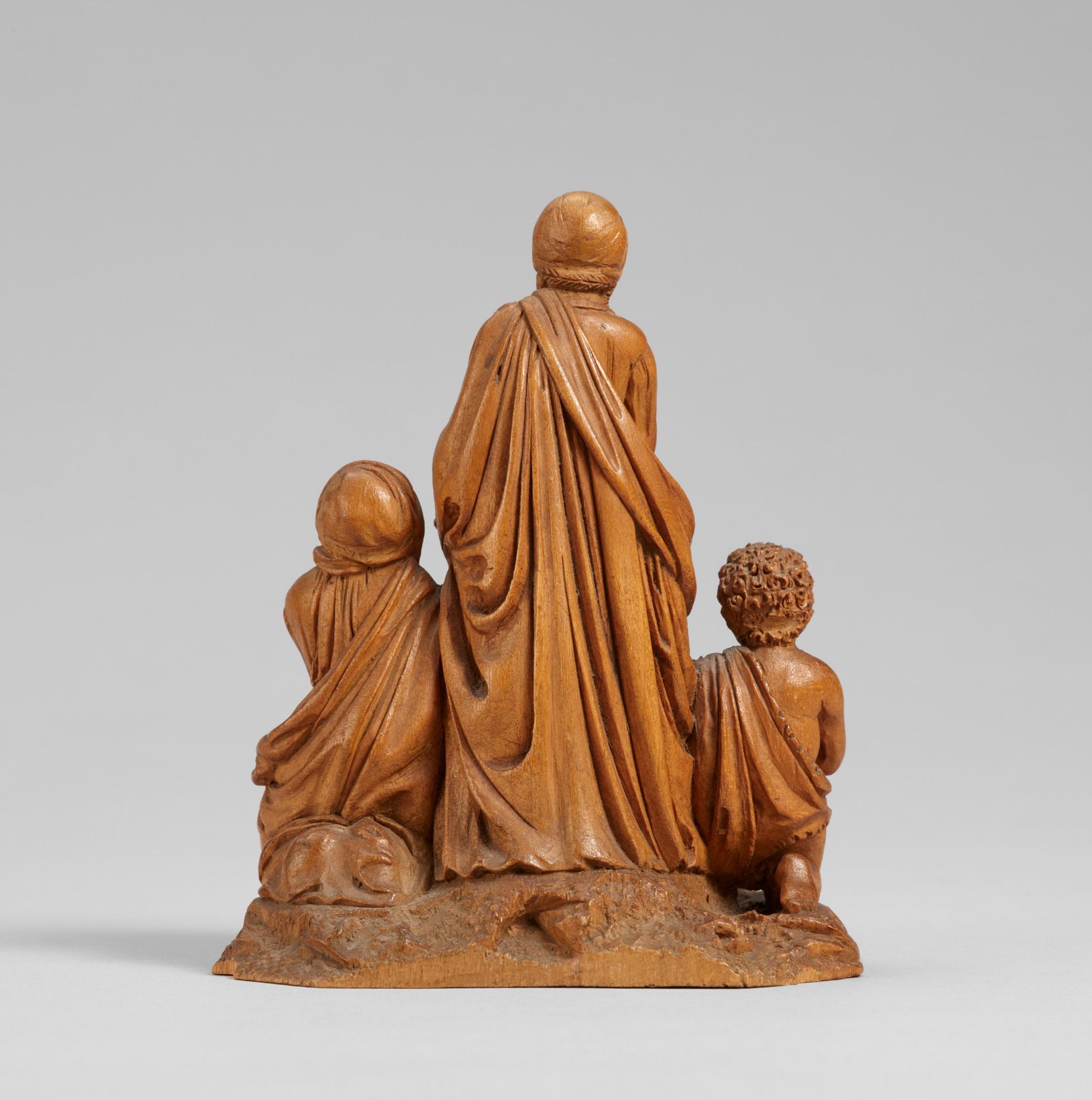German School: Mary with the Christ Child on the Lamb, Surrounded by St. Anne and the Infant John - Image 3 of 4