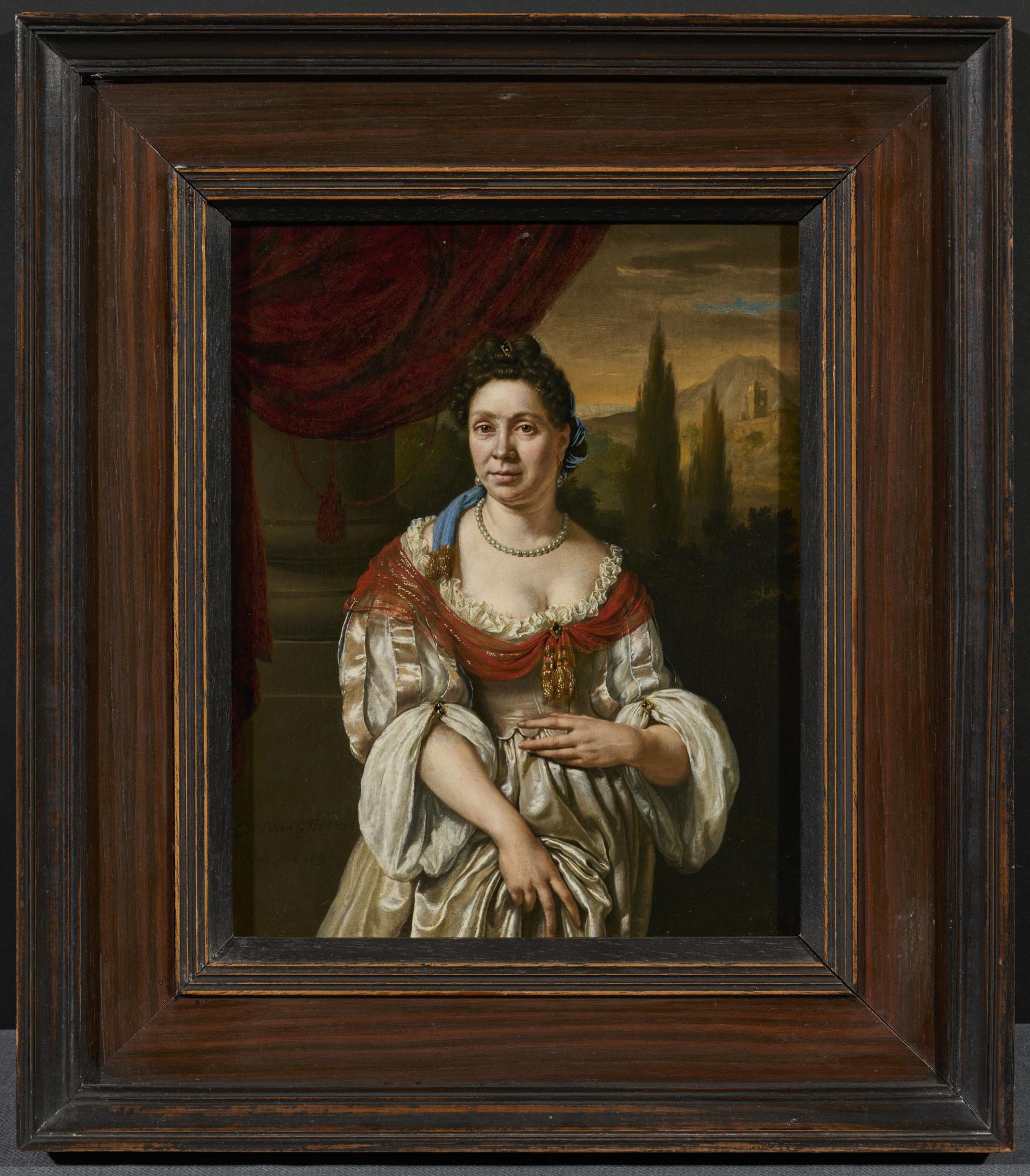Willem van Mieris: Portrait of a Noble Lady - Image 2 of 4