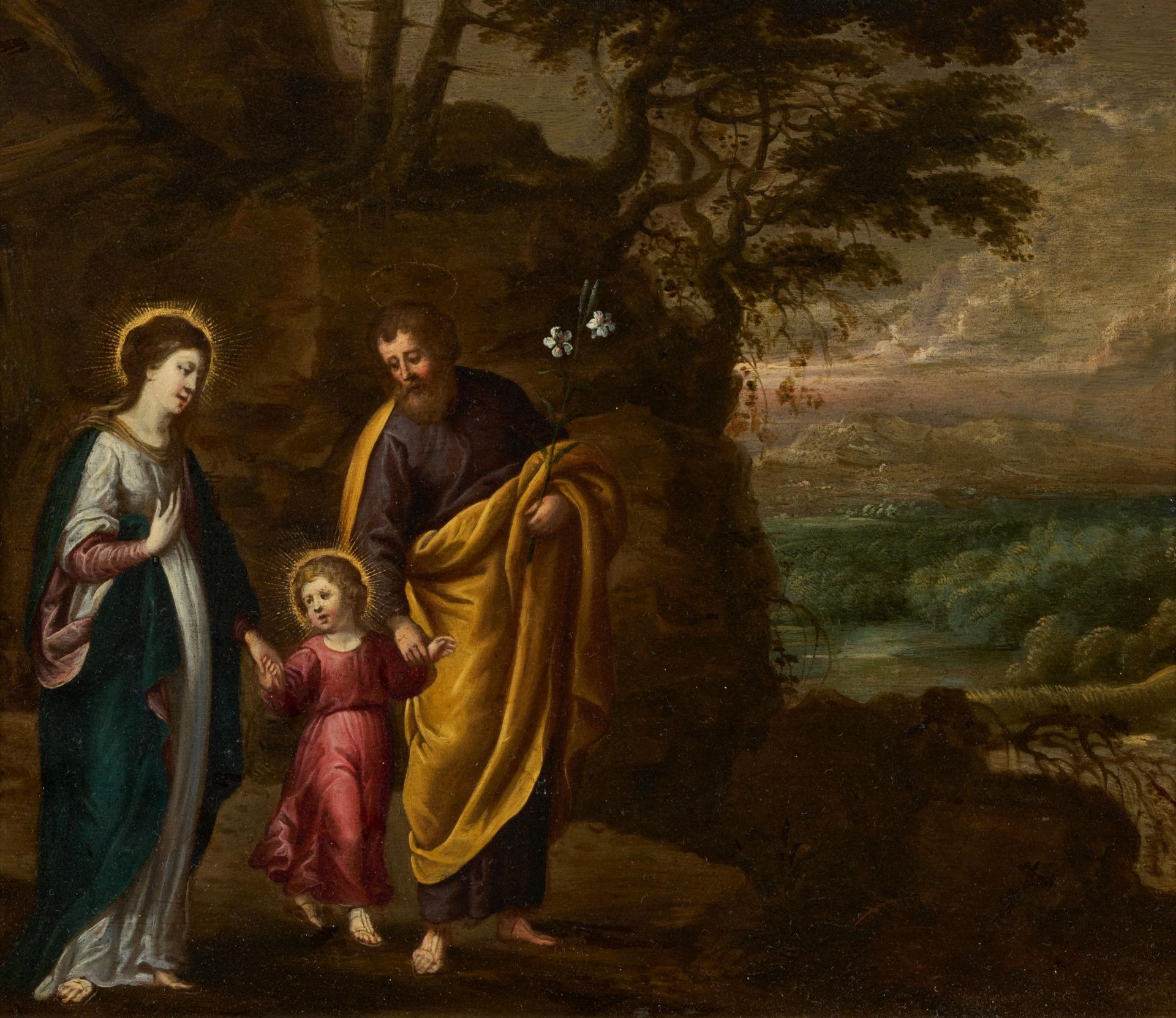 Hendrick van Balen and Lucas van Uden - attributed: Holy Family
