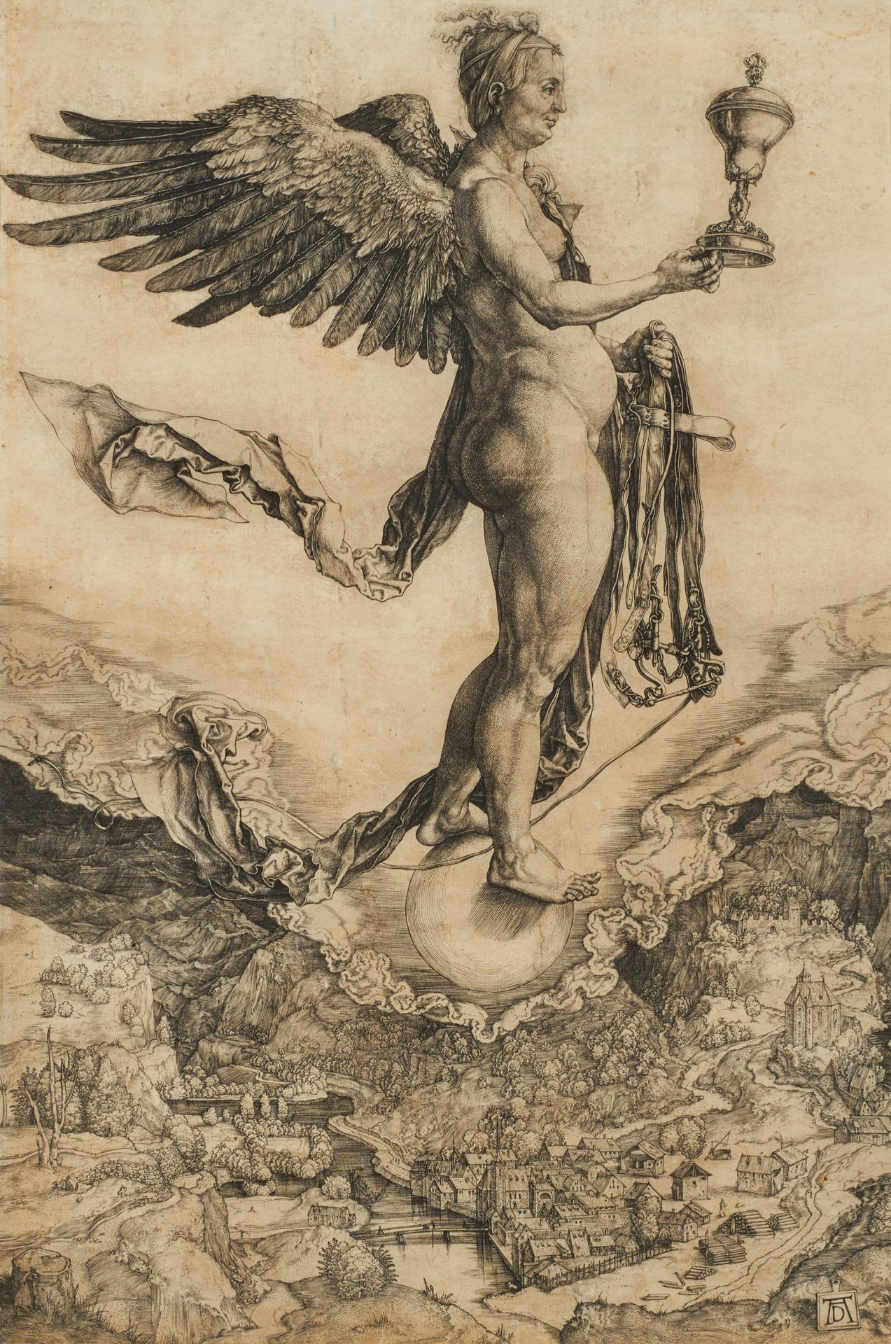 Albrecht Dürer: Nemesis (Great Fortuna)