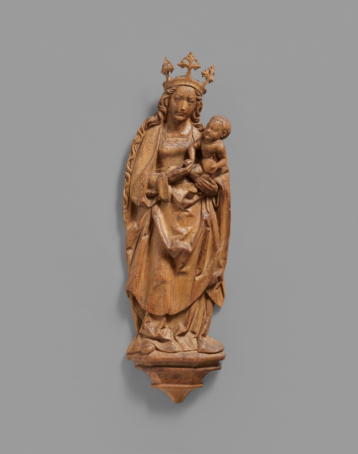 Dutch School: Mary with the Christ Child on a Console