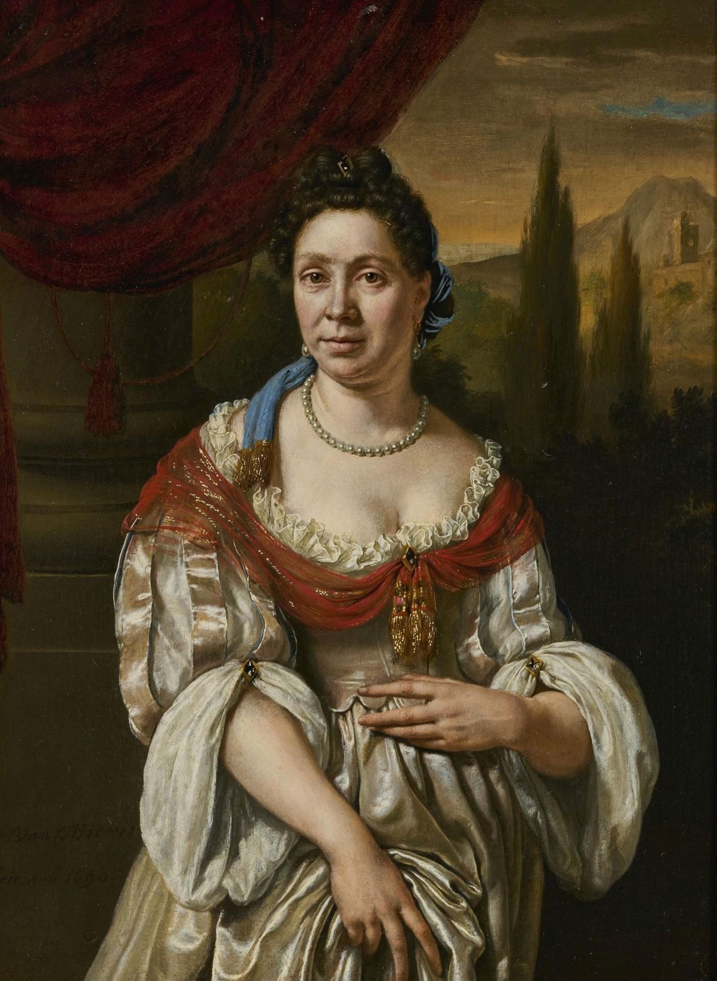 Willem van Mieris: Portrait of a Noble Lady