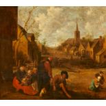 Cornelis Droochsloot: Holländisches Dorf
