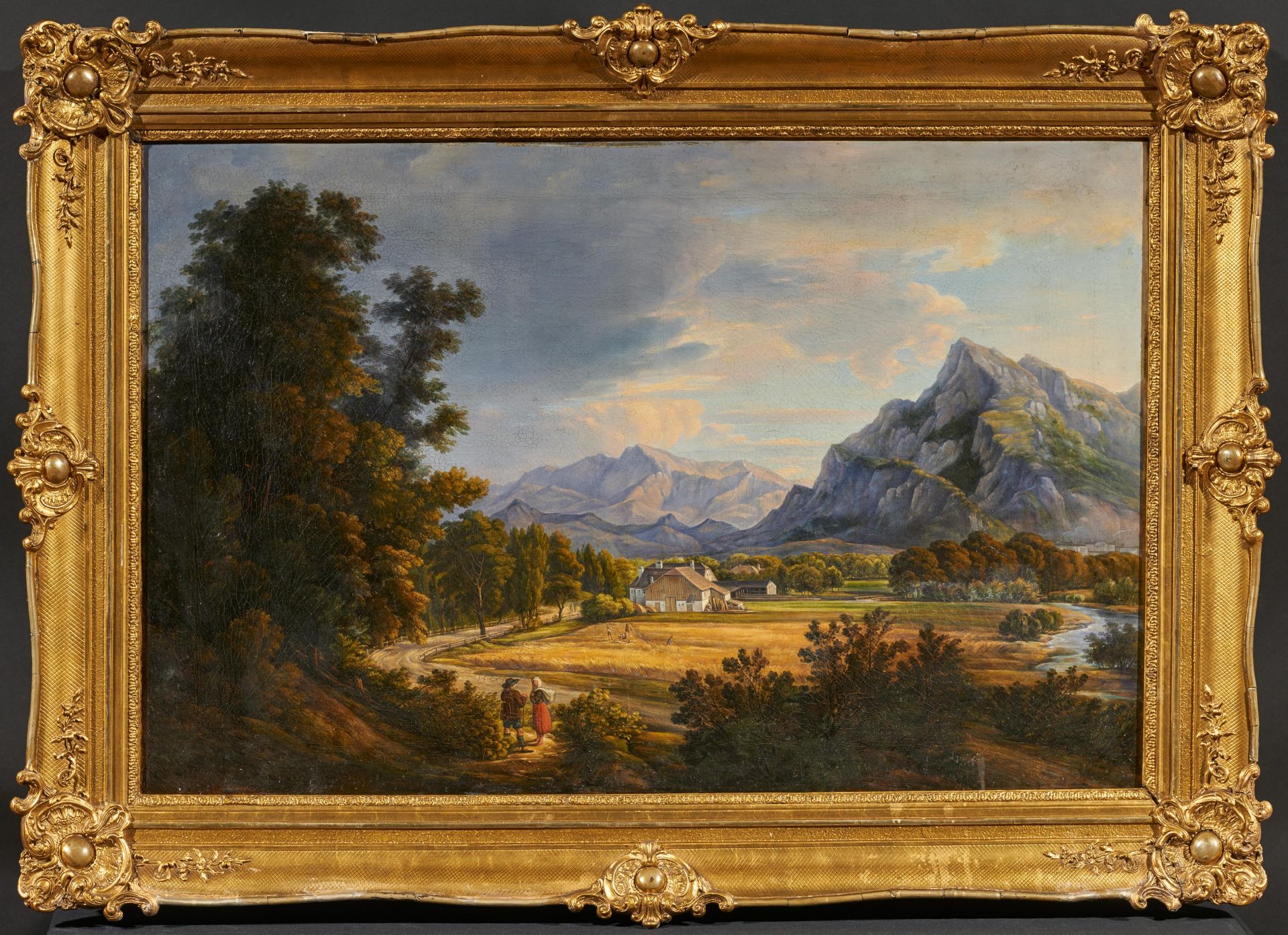 Johann Joachim Faber: The Hoher Göll and the Untersberg near Salzburg - Image 2 of 5