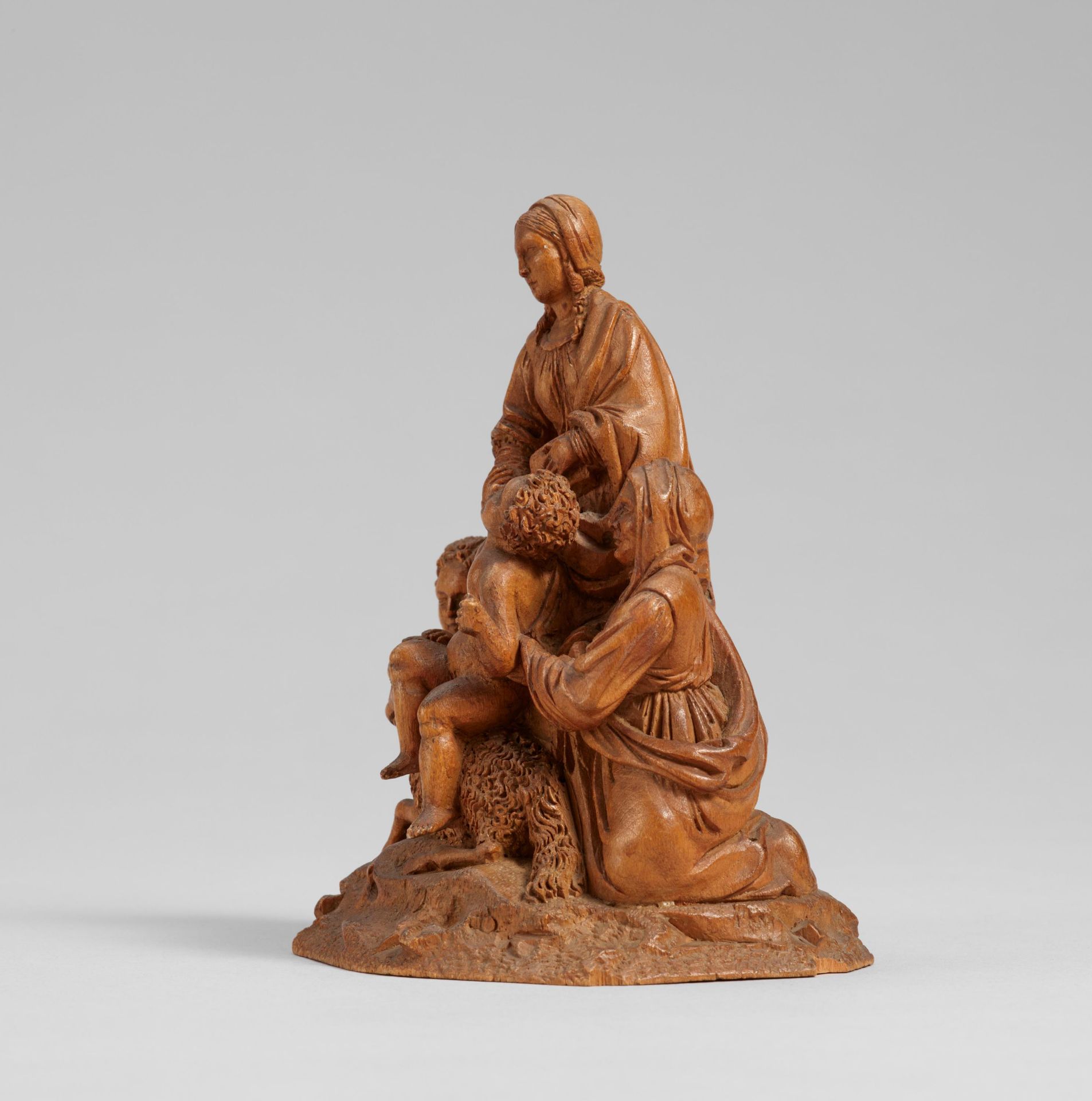 German School: Mary with the Christ Child on the Lamb, Surrounded by St. Anne and the Infant John - Image 2 of 4