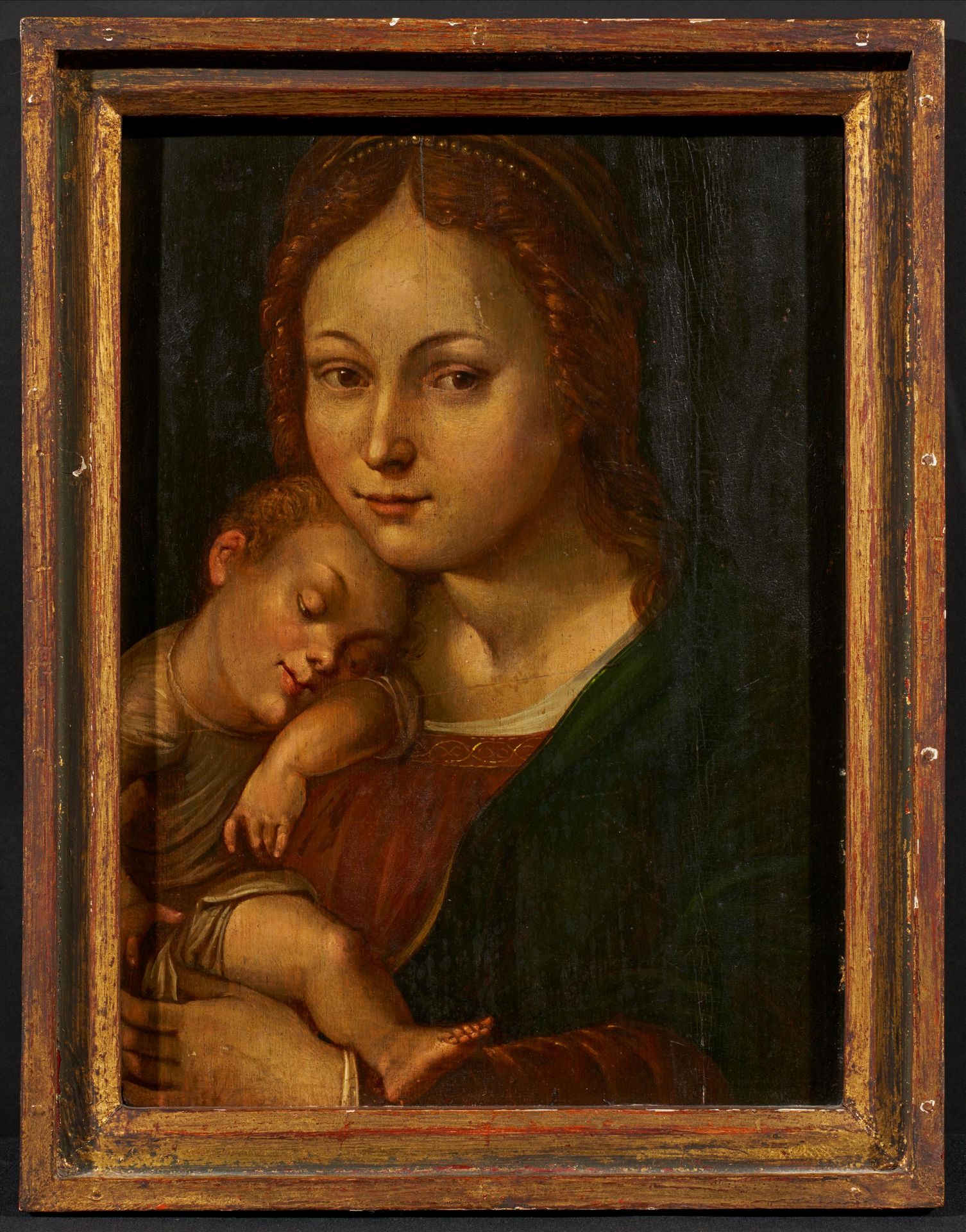 North Italian School: Madonna with the Sleeping Christ Child - Image 2 of 3